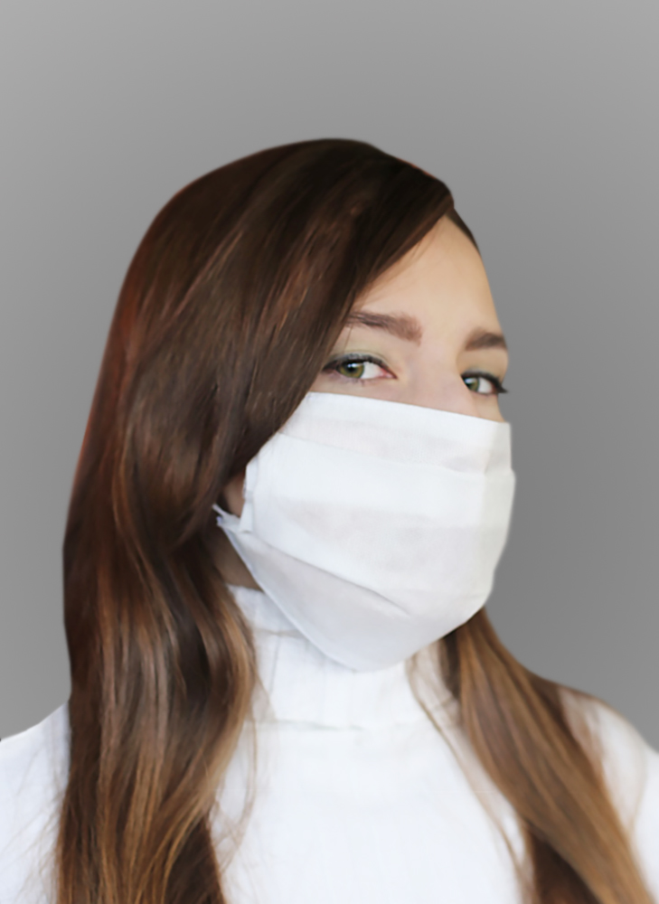 Упаковка масок INFLAME гигиенических, одноразовых, цвет белый, 10 шт. в интернет-магазине Мотомода
